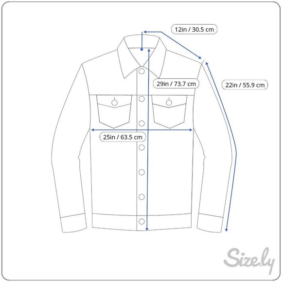 Vintage DENIM & CO Full Zip Corduroy Collar Denim Shirt 90s / 00s Sz L - Picture 7 of 7